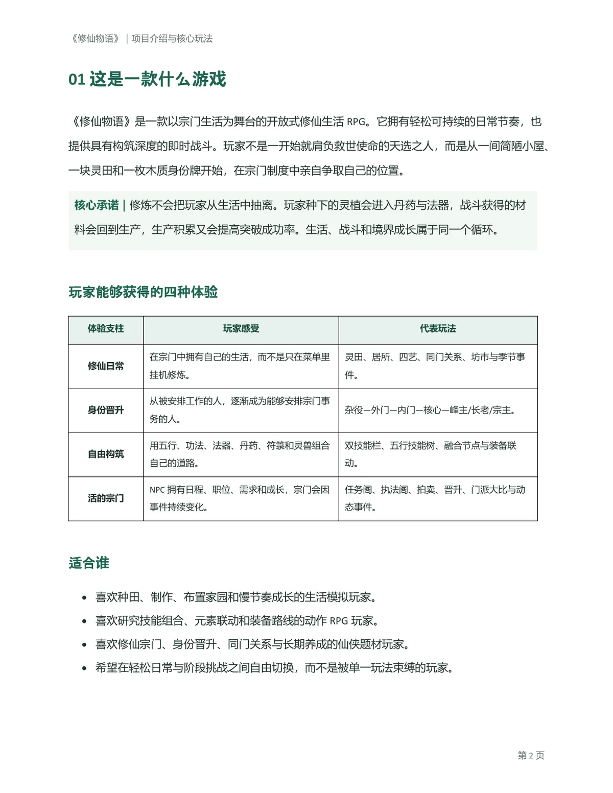 策划方案第 2 页